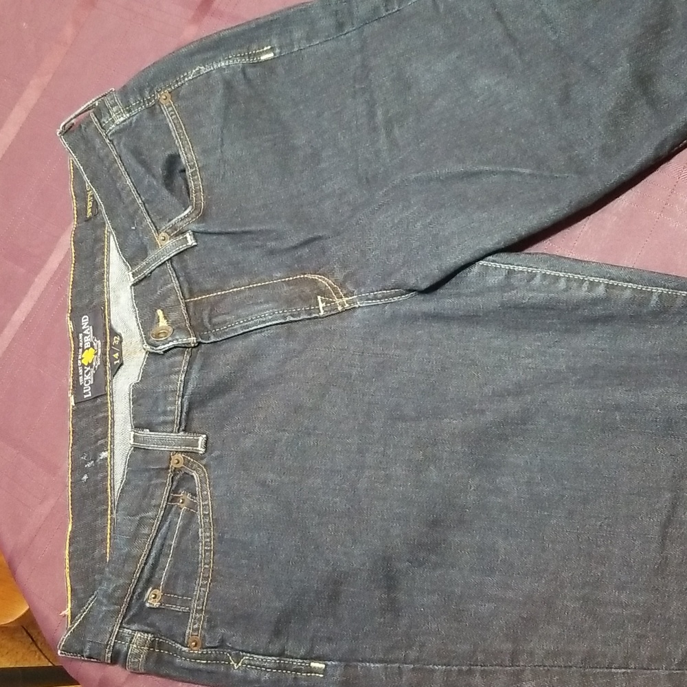 Lucky Brand Womens Dark Blue Jeans